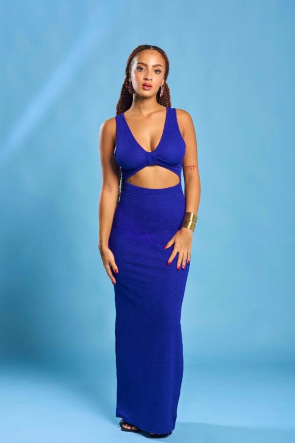 BLUE HORIZON MAXI DRESS