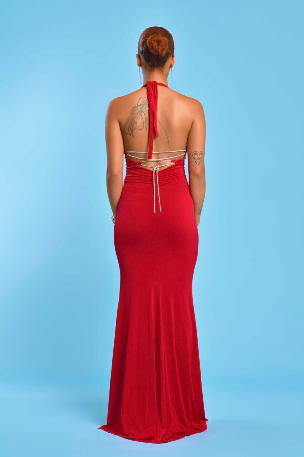 Enchanting Red Dress - Image 4