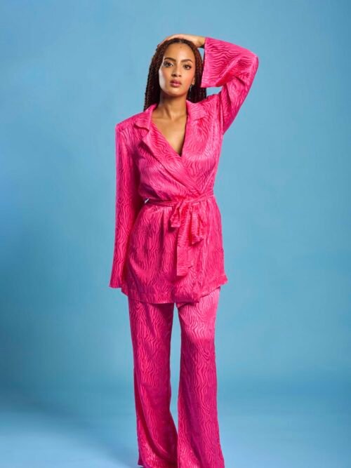 Blush Fuchsia Kimono
