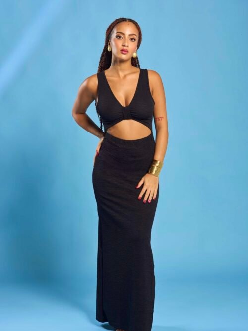 Black Horizon Maxi Dress