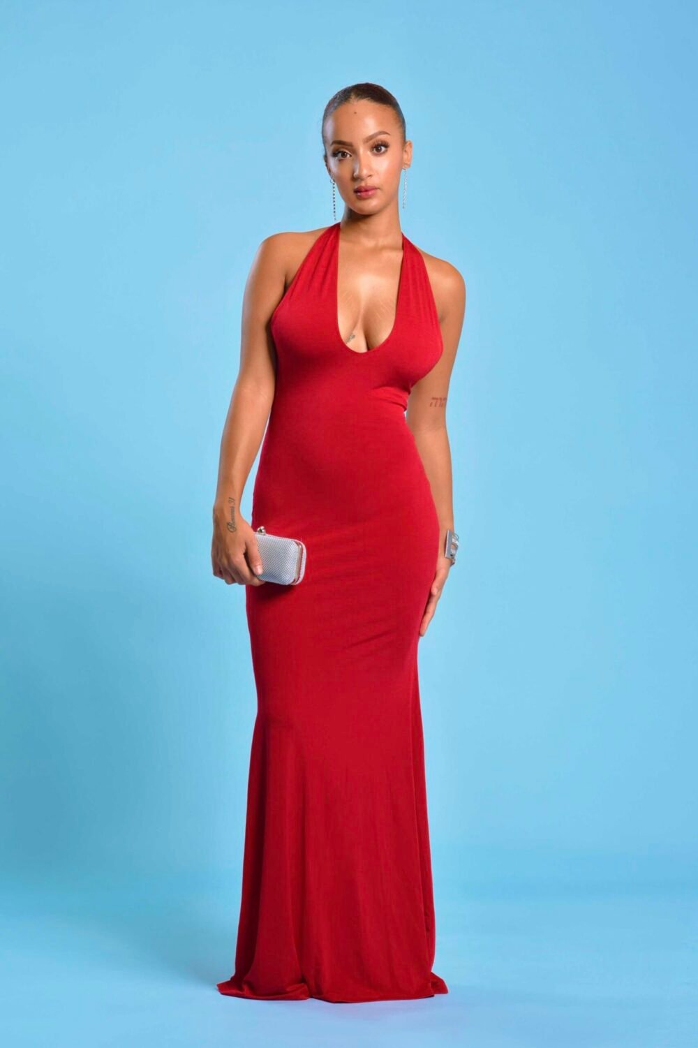 Enchanting Red Dress - Image 2