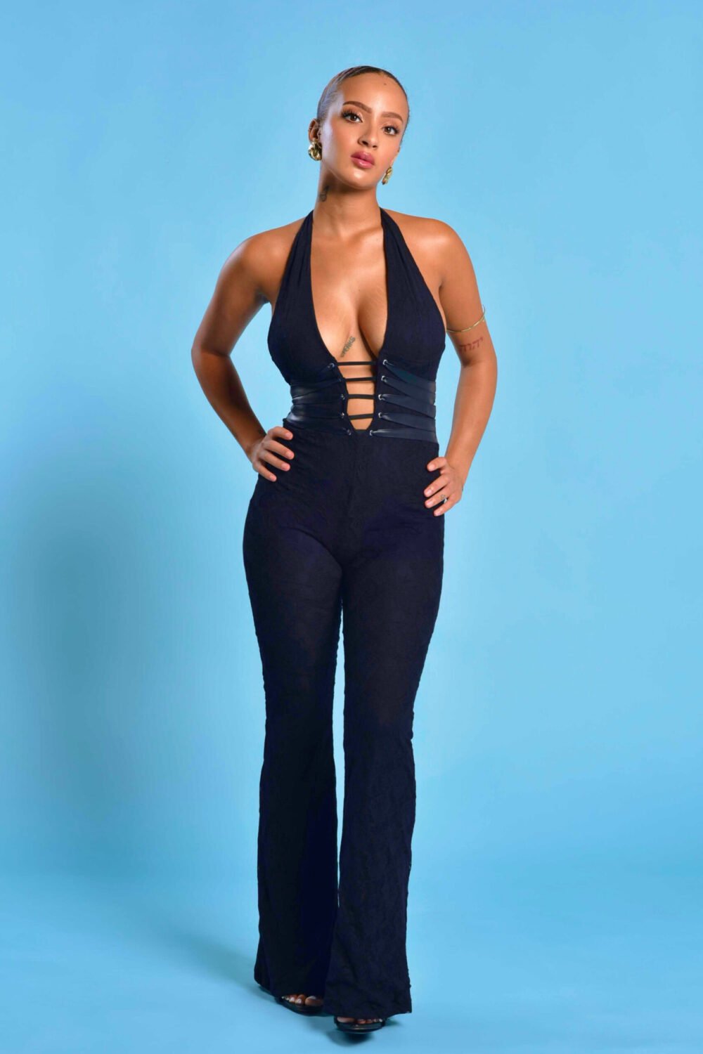 Sexy Black Jumpsuit - Image 2
