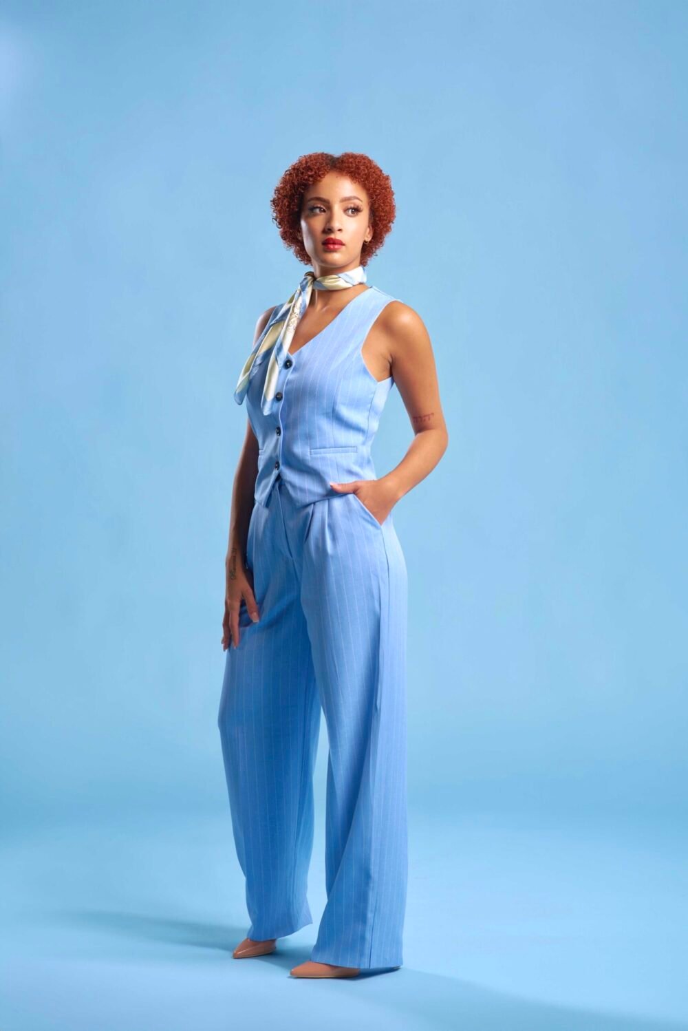 Sky-Blue Suit  - Image 3