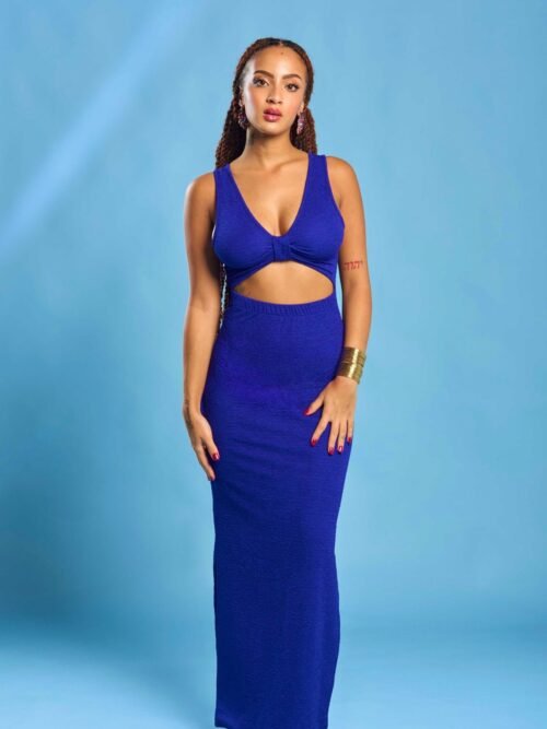 BLUE HORIZON MAXI DRESS